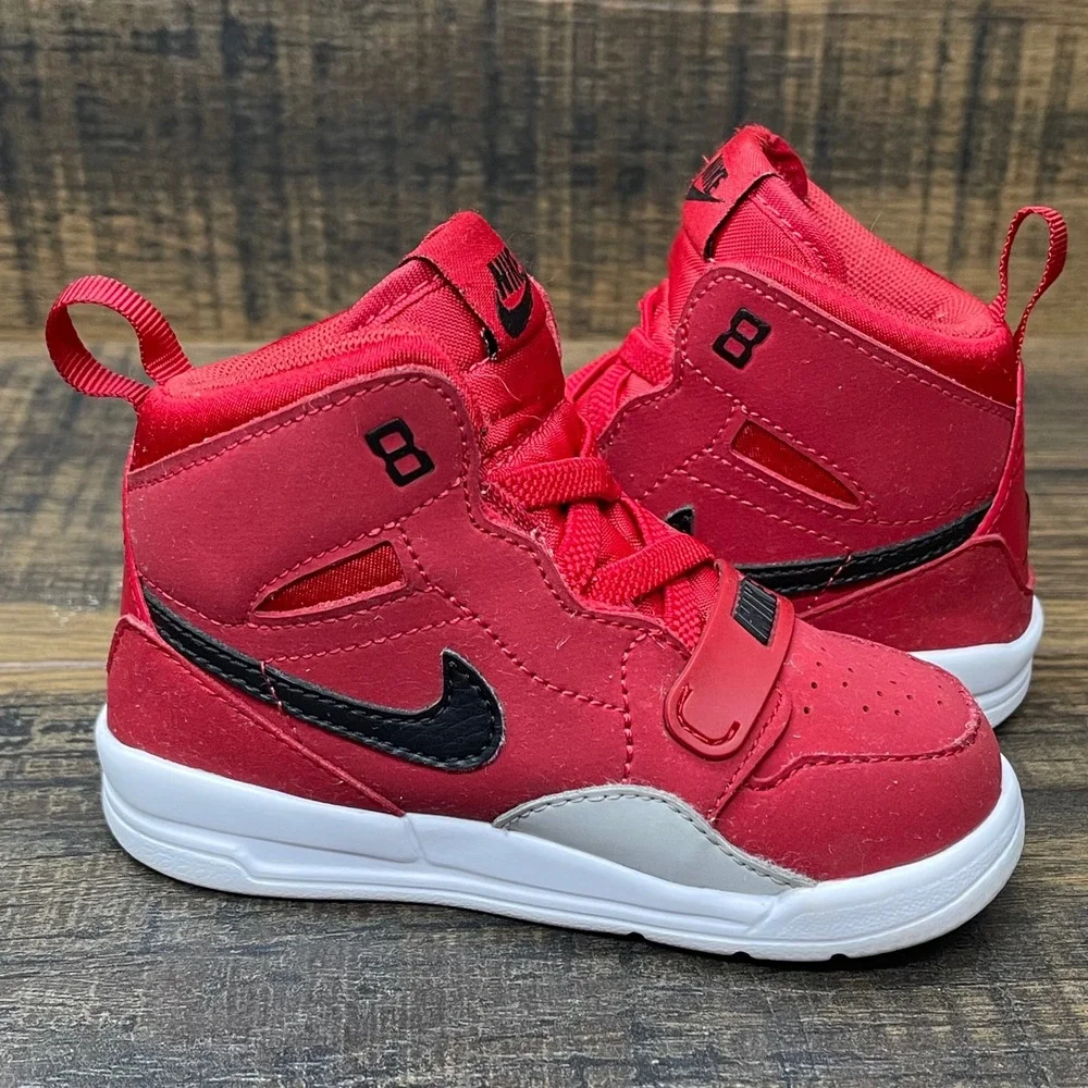Nike Jordan Legacy 312‎ Kids 6C High Top Sneakers Red AT4055-601